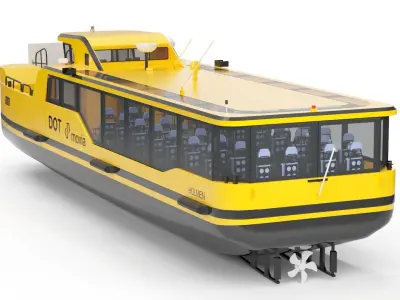 Copenhagen Waterbus PAS 80 3D model