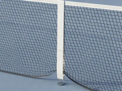 Tennis net 3D model