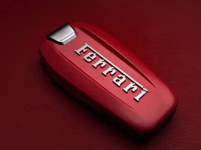 Ferrari car key 3D model