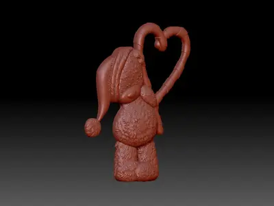 Dear teddy bear 3D print model