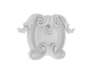 Cartouche Ornament 005 3D model