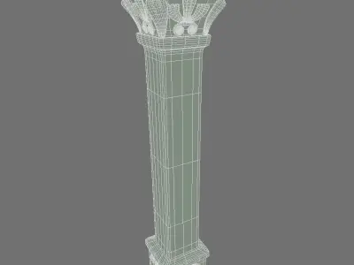 Decorative Column 3D model