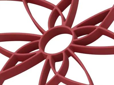 Plastic Gorgeous Window Grill Toy 3D model