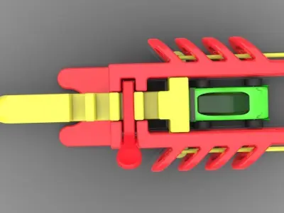 Toy Car Launcher 3D model