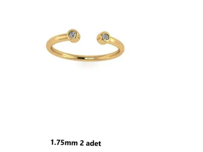 Ring diamond  3D print model