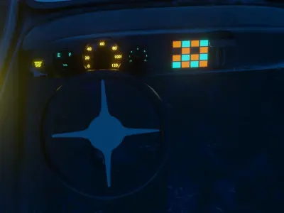 Antique Concept Car 3D model