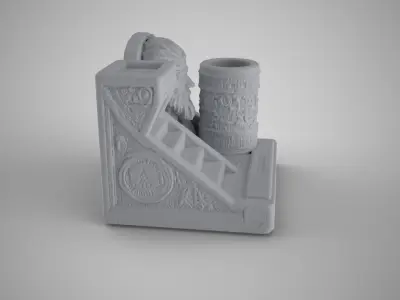 Hermes Bust Penholder 3D print model