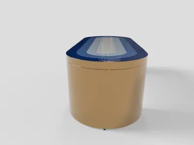 Luxury table 3D model