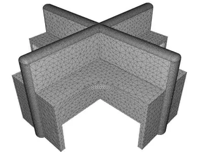 Spectacular Modular Workstation Low-poly 3D model