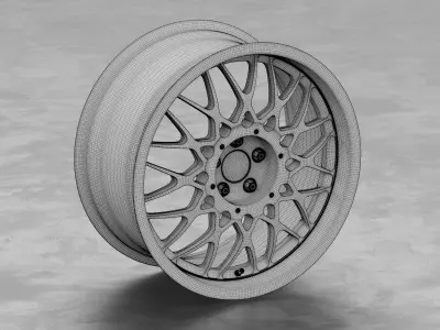 BBS DTM E30 Wheel 3D Model 3D model