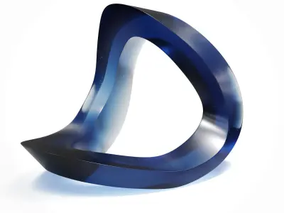 HEIKE BRACHLOW Aphelion 2018 glass sculpture 3D model