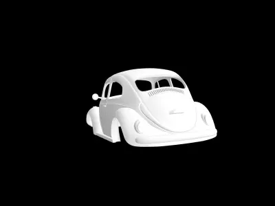 Volkswagen Beetle 3D print model