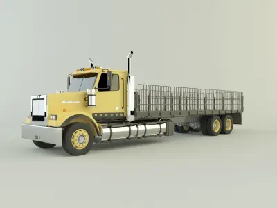 Western star 2018 4900SF truck 3D model