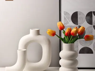  Geometric vases 3D model