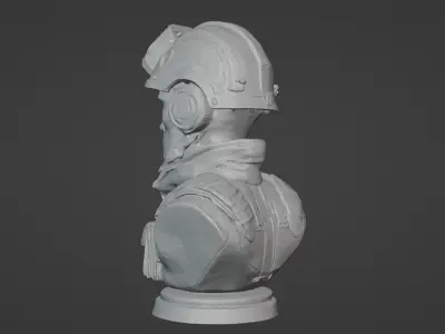 Valour Korps - Engineer Bust 3D print model