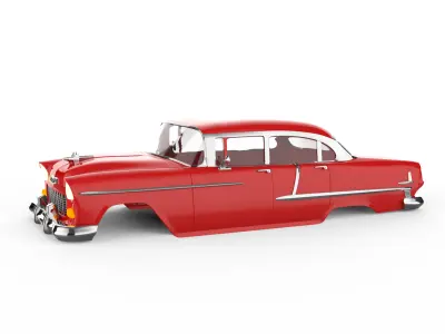 1955 Chevrolet Bel Air 4door 3D print model