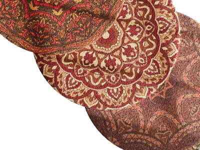 round carpet 23 3D model