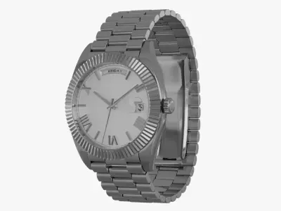 Watch luxury President day and date  3D model