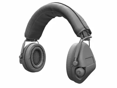 Active Headphone Msa Sordin Supreme Pro X - High Poly 3D model