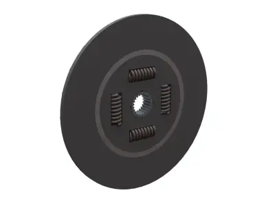 Clutch disc 3D model