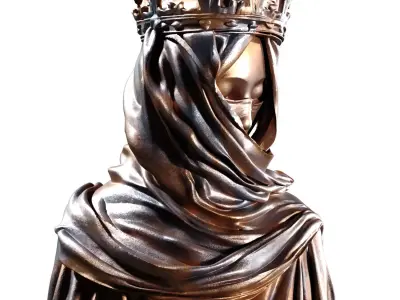 Saint Spiritual Religious Figurine 760 3D model