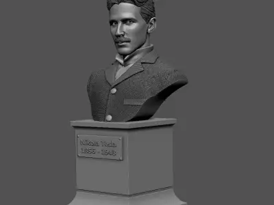 Nikola Tesla 3D print model