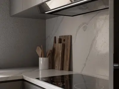 Kitchen Cabinet Set 3D model