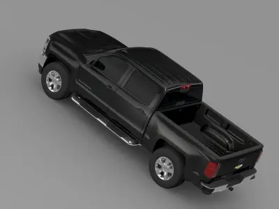 Chevrolet Silverado LS Crew Cab Short Box 2016 3D model