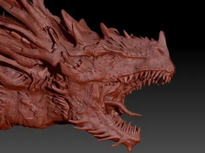 Dragon Head Brutal 3D model