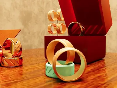 Luxury ring Free 3D model