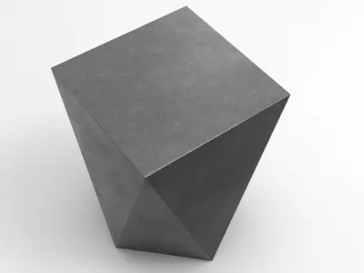 Cubbi Stool Low-poly 3D model