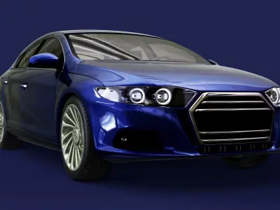 Sedan Car 3D model