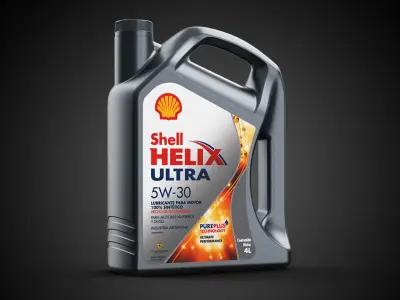 Car Oil bottle 3D model