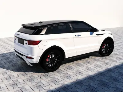 RANGE ROVER EVOQUE Low-poly 3D model