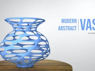 Abstract Vase 3D print model