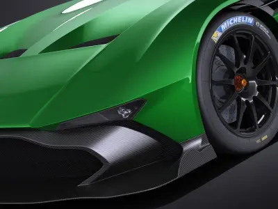 Aston Martin Vulcan 2016 VRAY 3D model