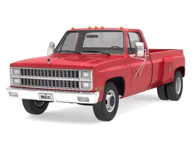GENERIC DUALLY PICKUP TRUCK 2 3D model