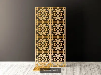 Decorative Panels Pack 5 3D Model Collection