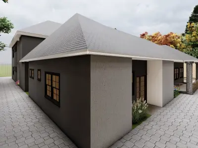 Family Mansion 3D model