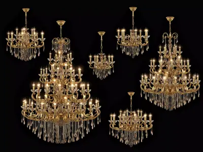 727 Zar Osgona Collection of Lamps 3D Model Pack