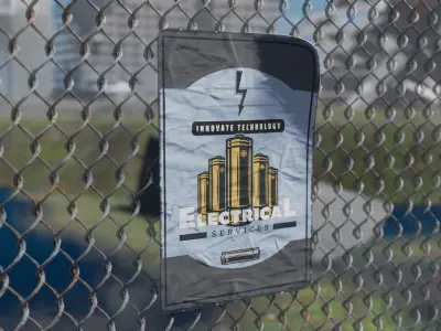 Wire Fence Free 3D model