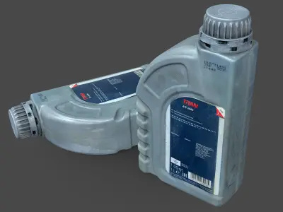 Transmission Fluid Bottle 3D model shop