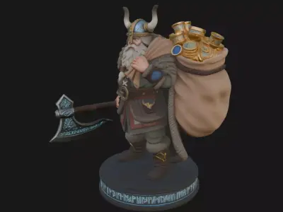 Santa Claus 3d Model for Print 3D print model