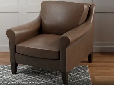 Armchair - 2k Textures 3D model