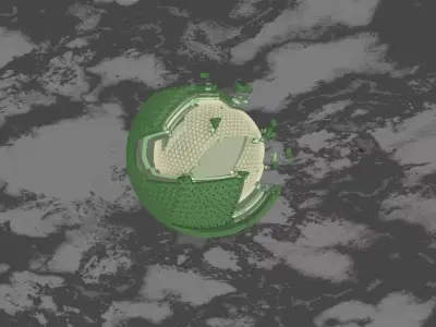 Abstract model ball Free 3D model