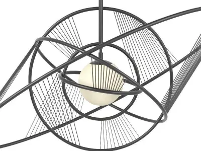 Chandelier Jean Louis Deniot Helios Designed 3D model