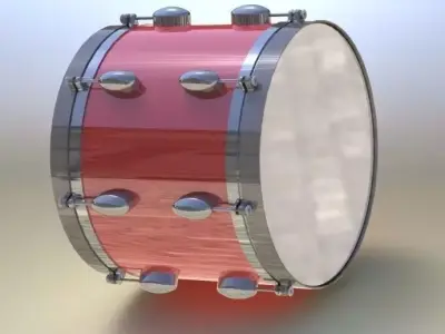 Drum snare Free 3D model
