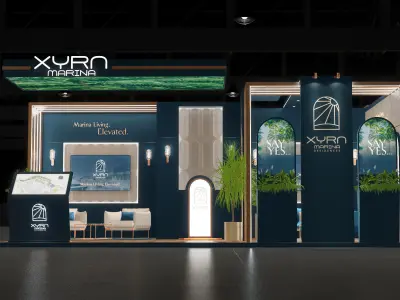 Real Estate Exhibition Stand  3D model