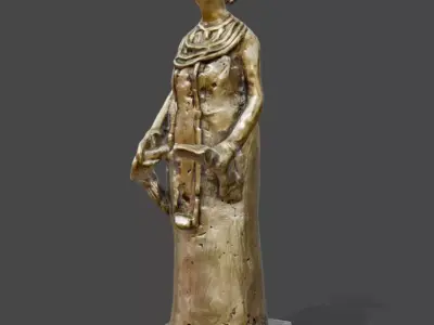 Oloi Bronze Statue Low-poly 3D model