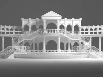 Couple Stage 3D model